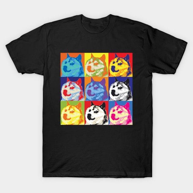 Pop Doge T-Shirt by DesignCat